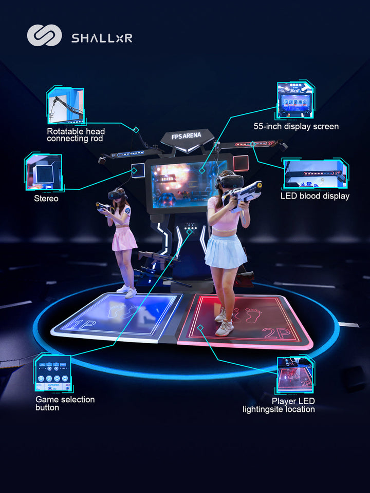 VR shooting simulator 2 players - ShallxR