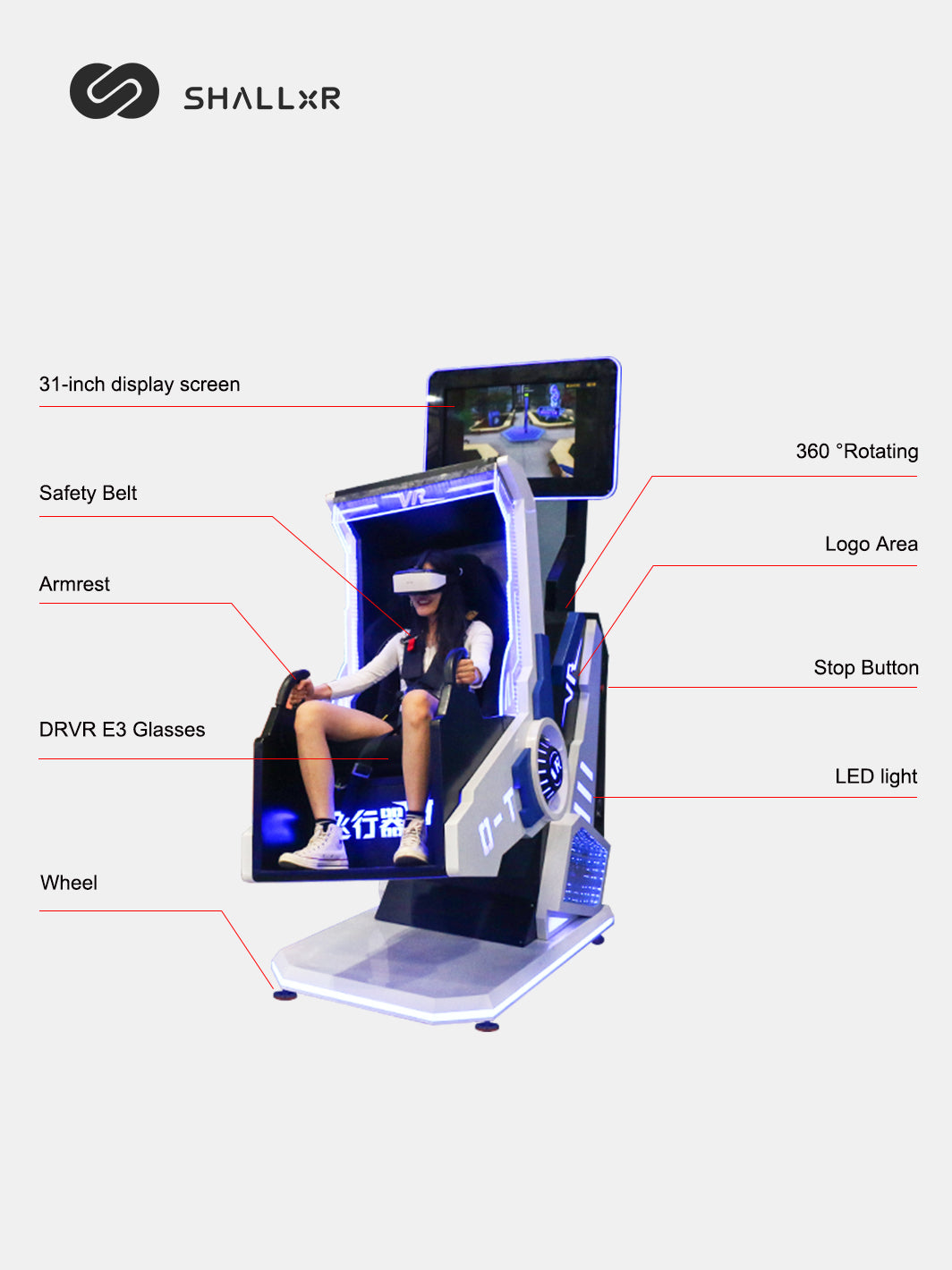 VR 360 1-seater - ShallxR
