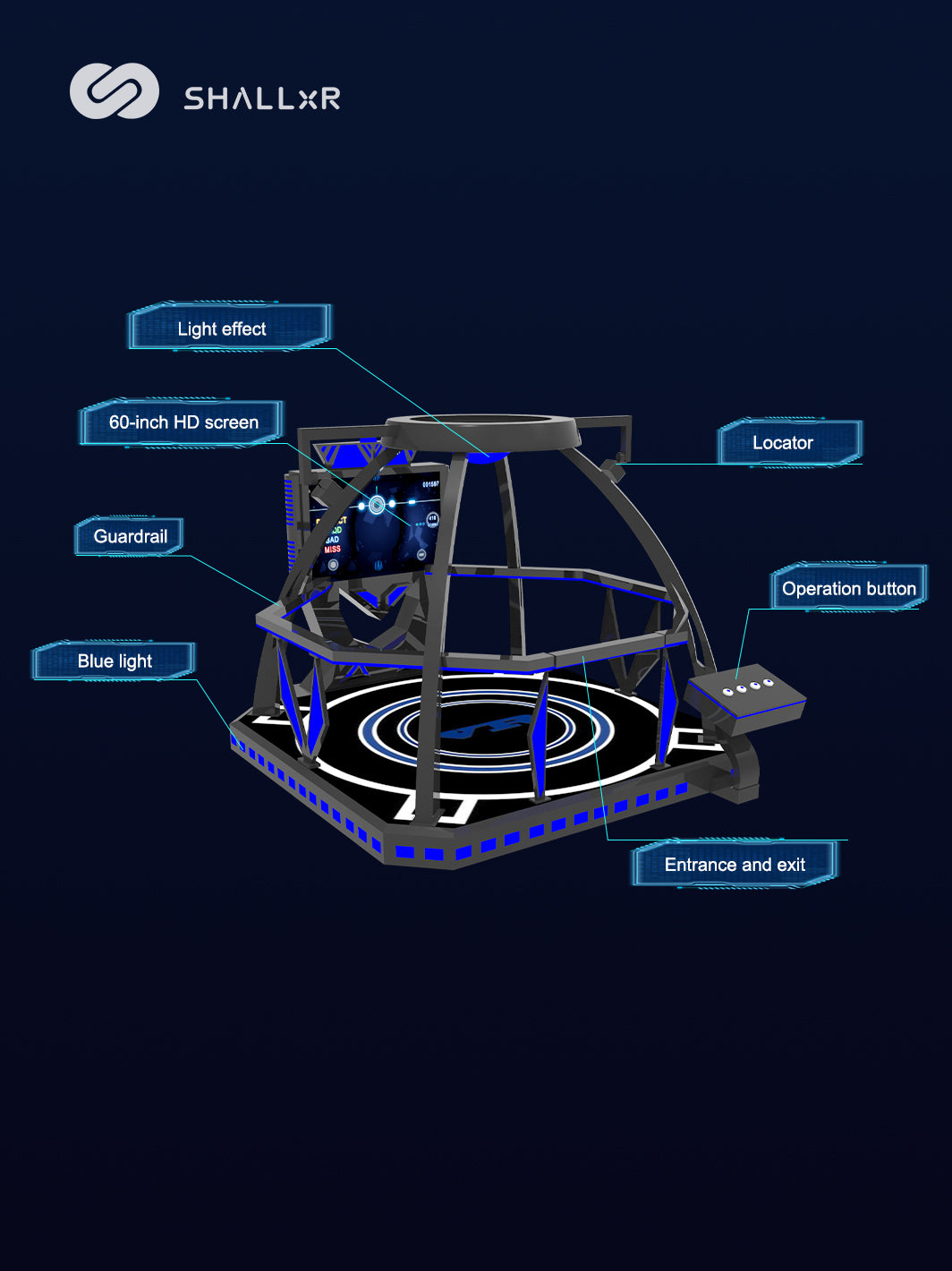 VR Space Walk platform - ShallxR