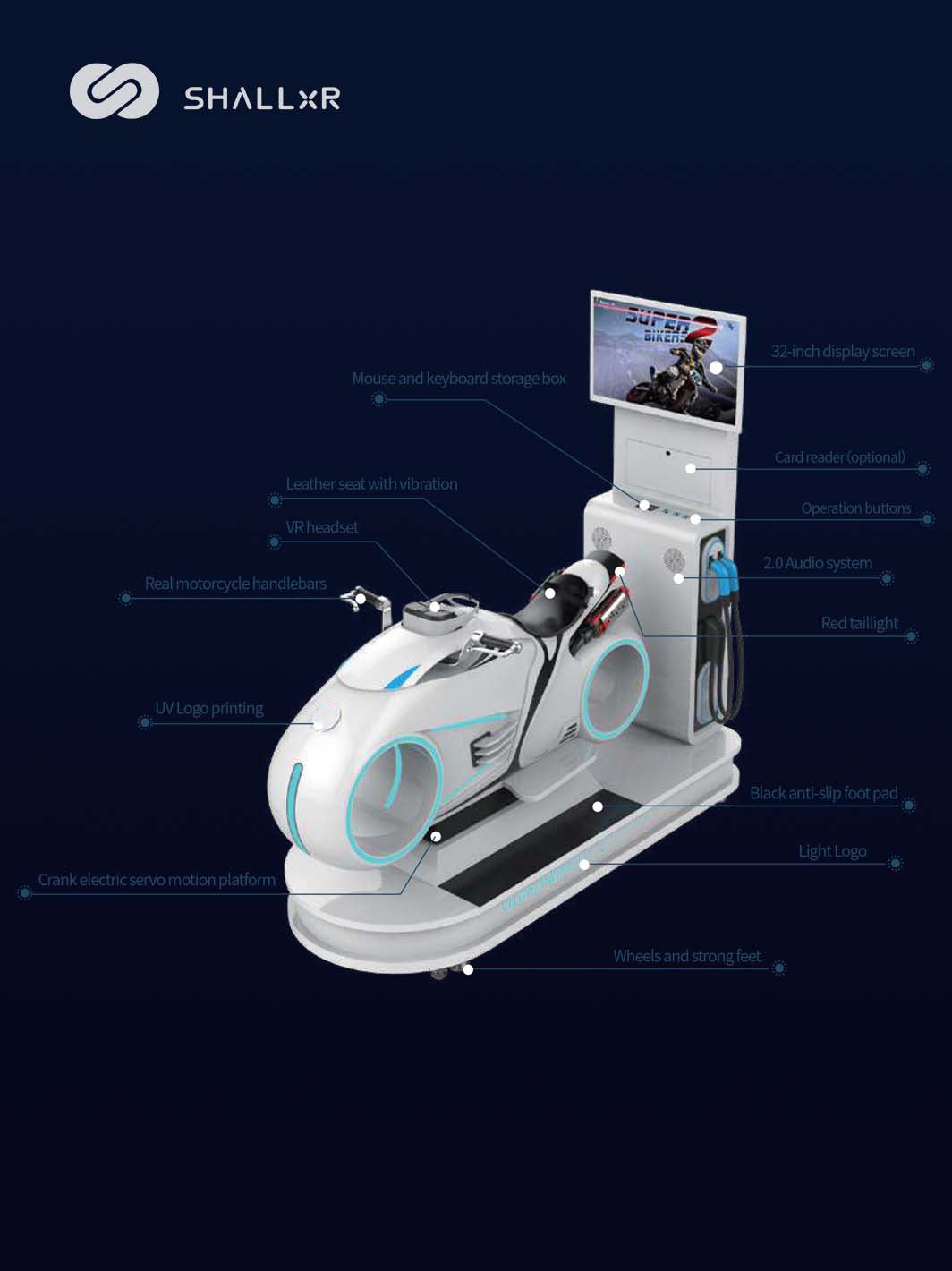 VR moto racing simulator - ShallxR