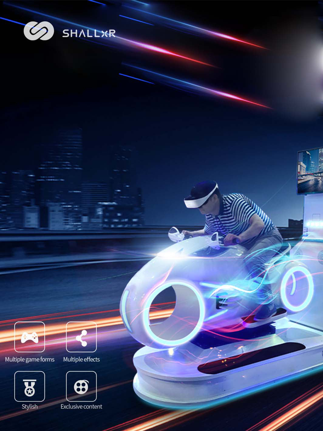 VR moto racing simulator - ShallxR