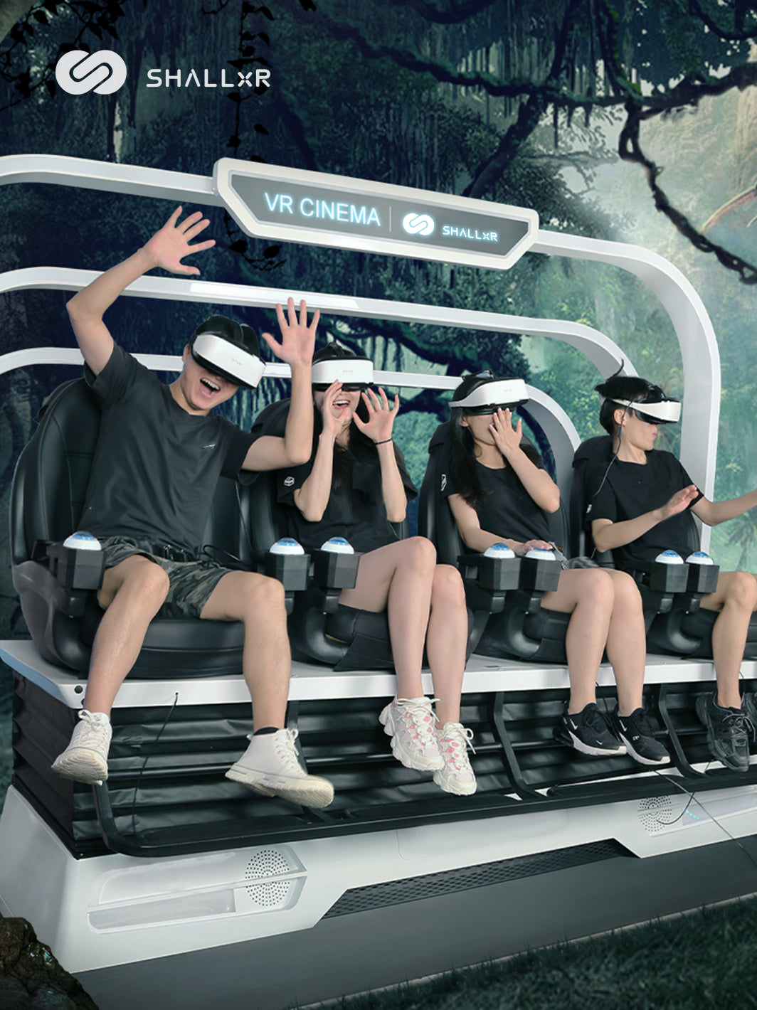 4-seat 9D VR cinema/simulator - ShallxR