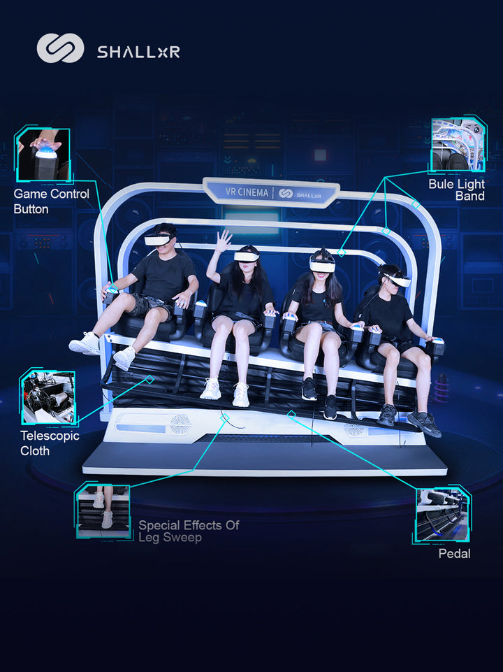 4-seat 9D VR cinema/simulator - ShallxR