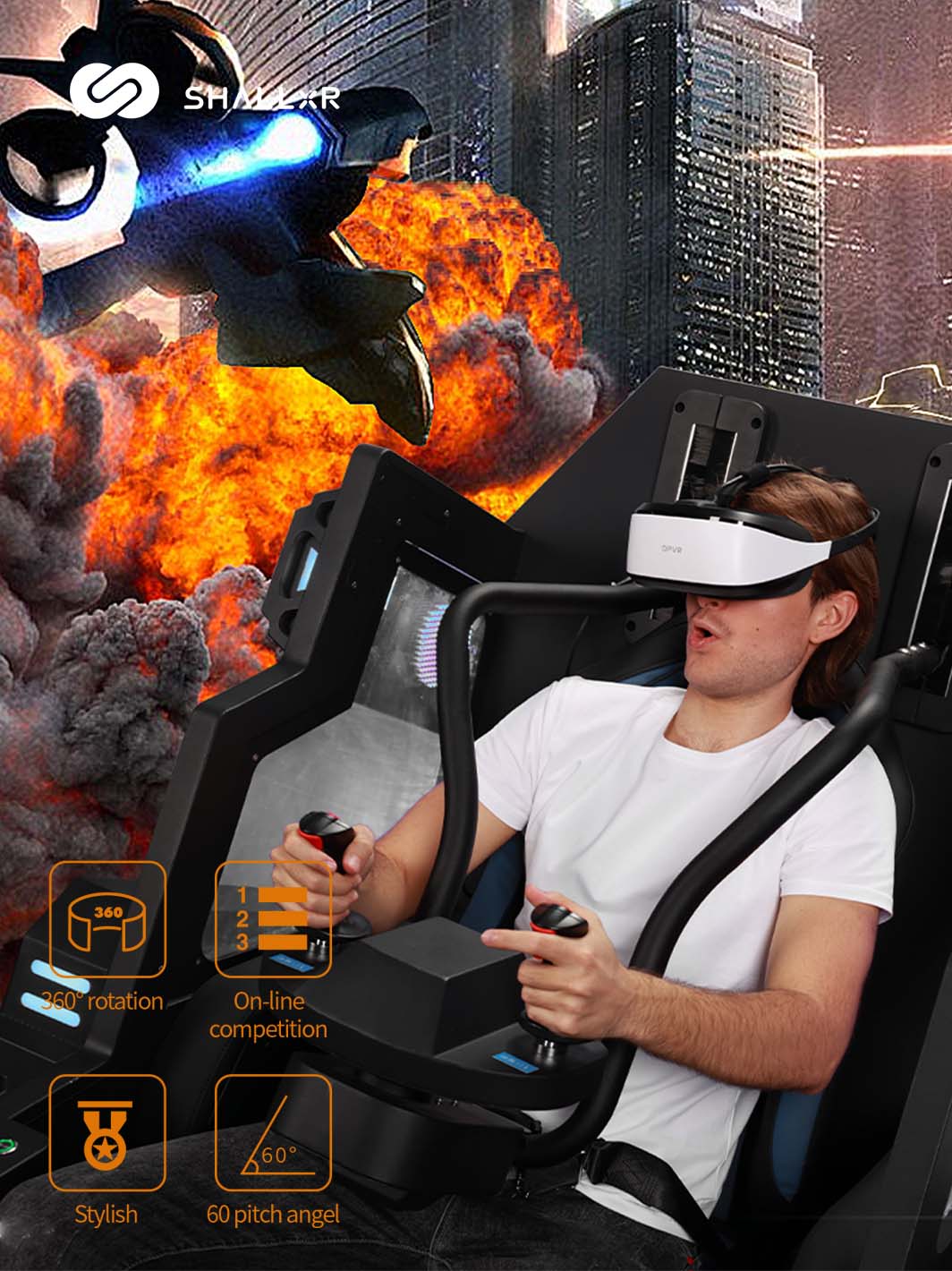 VR 360 rotation shooting simulator - ShallxR